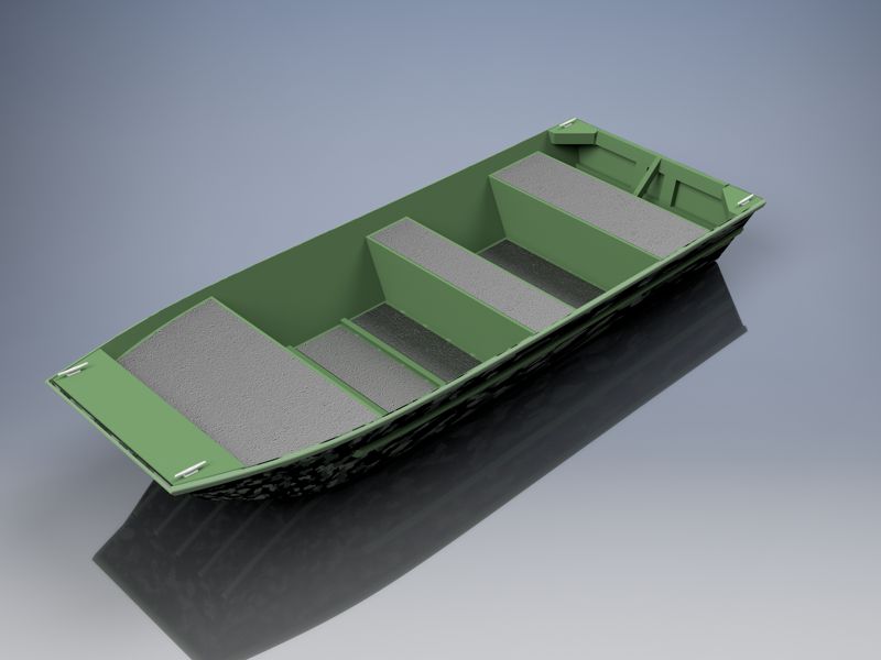 14 Foot (4,27m) Aluminum Jon Boat Plans