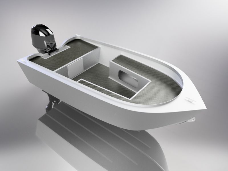 11 FOOT (3.45m) ALUMINUM UTILITY SKIFF PLANS